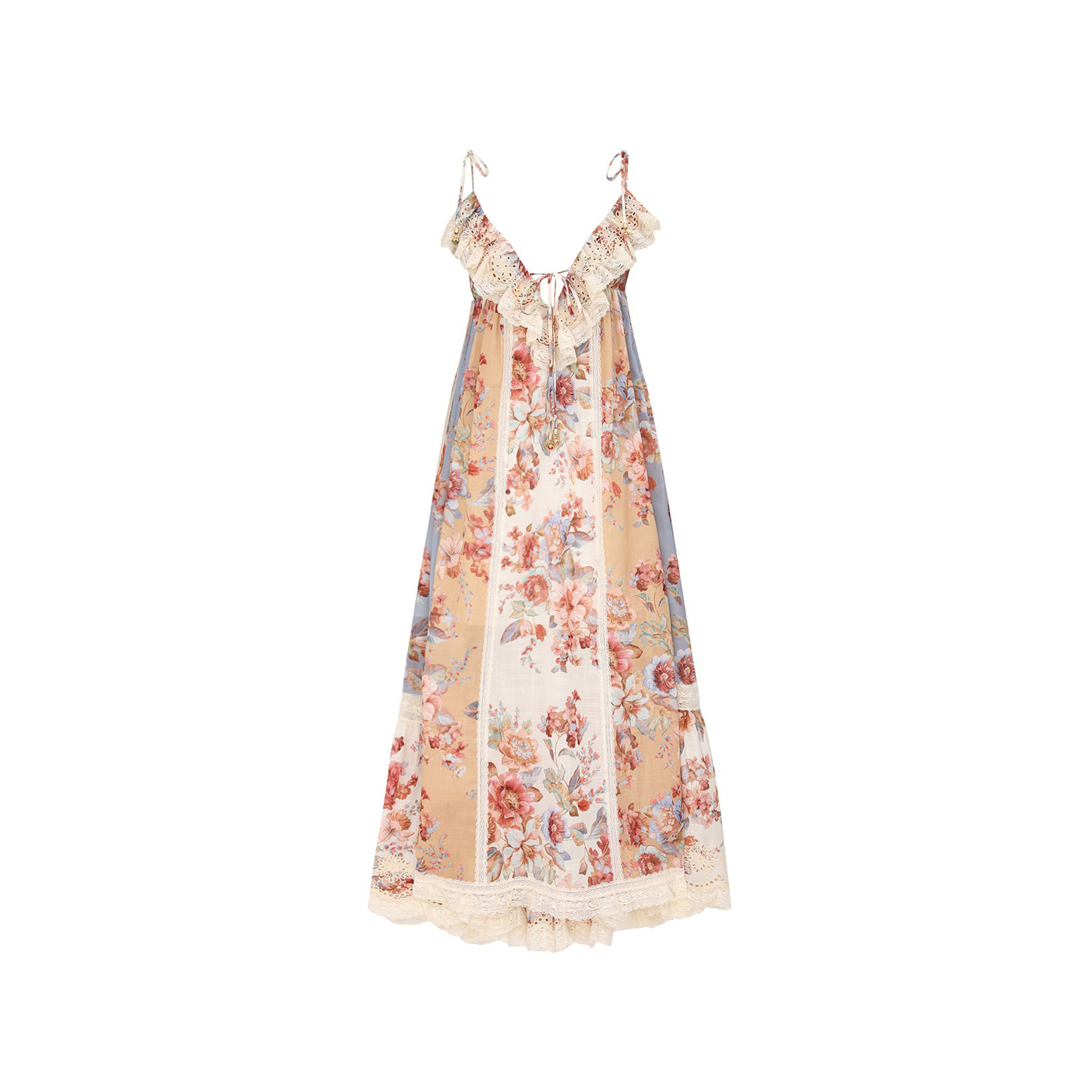 ZIMMERMANN AWAKEN LACE TRIM DRESS 5771DRS261